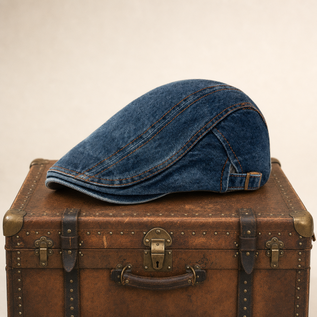 Schiebermütze aus Denim — MARBACH