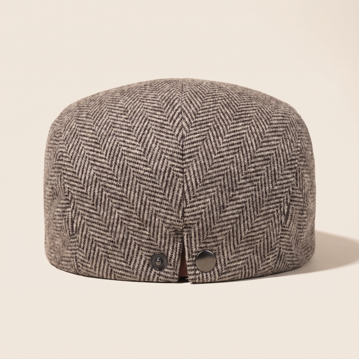 Fischgrät-Ivy Cap aus Wolle — HETTSTEDT