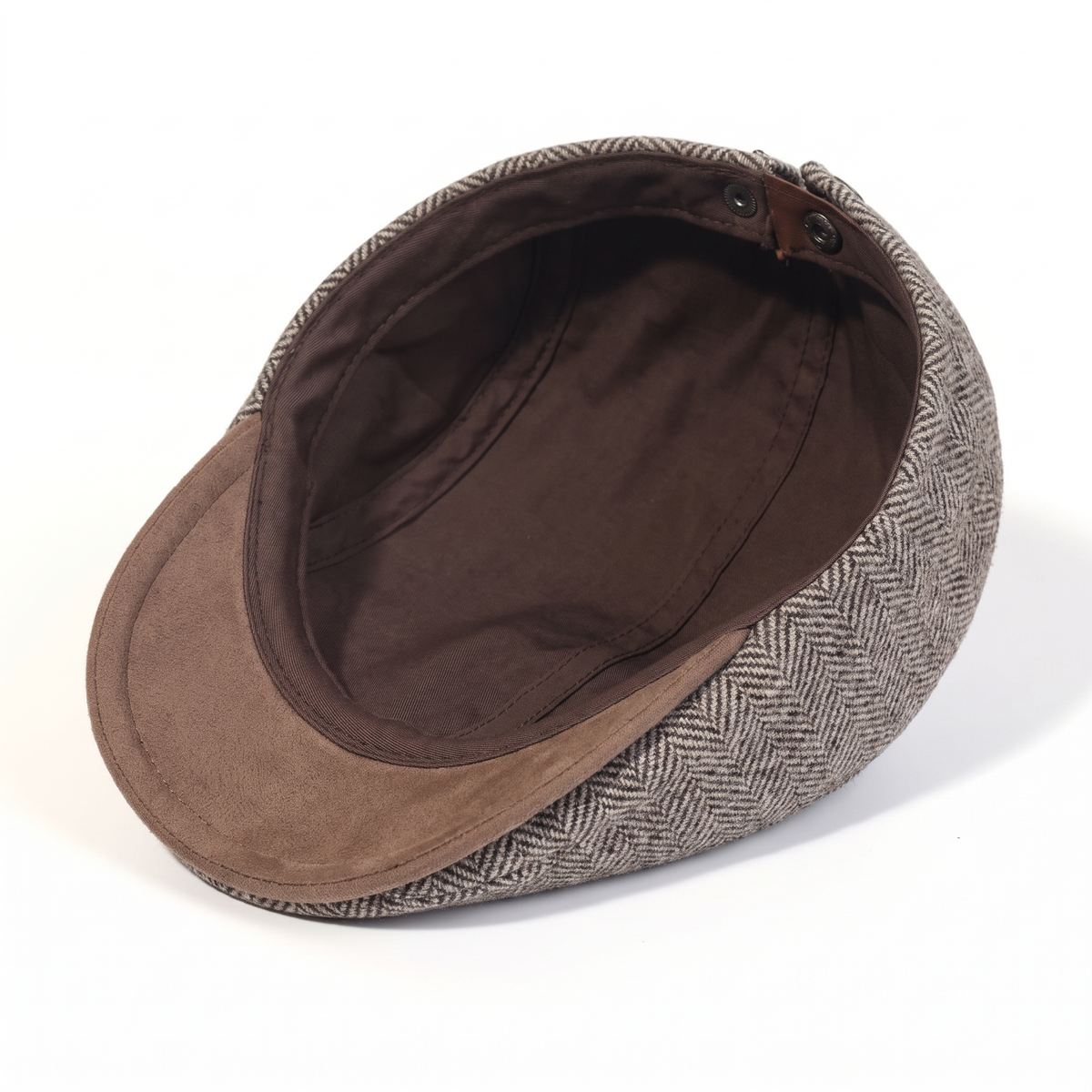 Fischgrät-Ivy Cap aus Wolle — HETTSTEDT