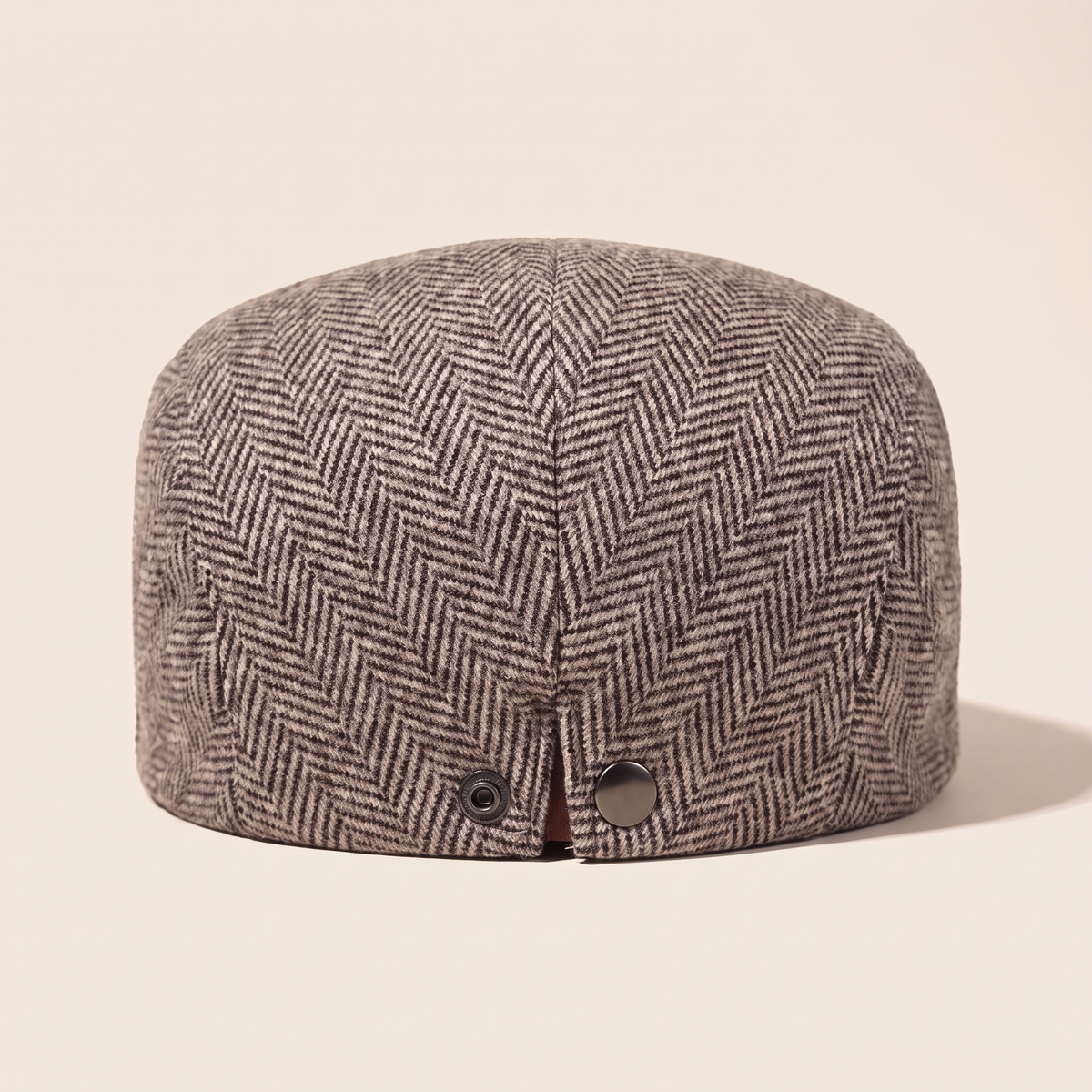 Fischgrät-Ivy Cap aus Wolle — HETTSTEDT