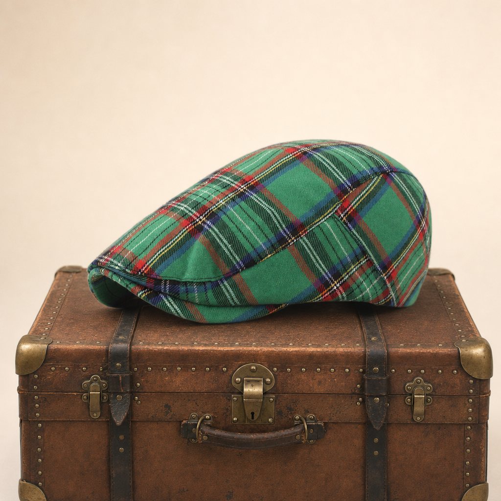 Tartan-Schiebermütze aus einer Wollmischung — GUMMERSBACH