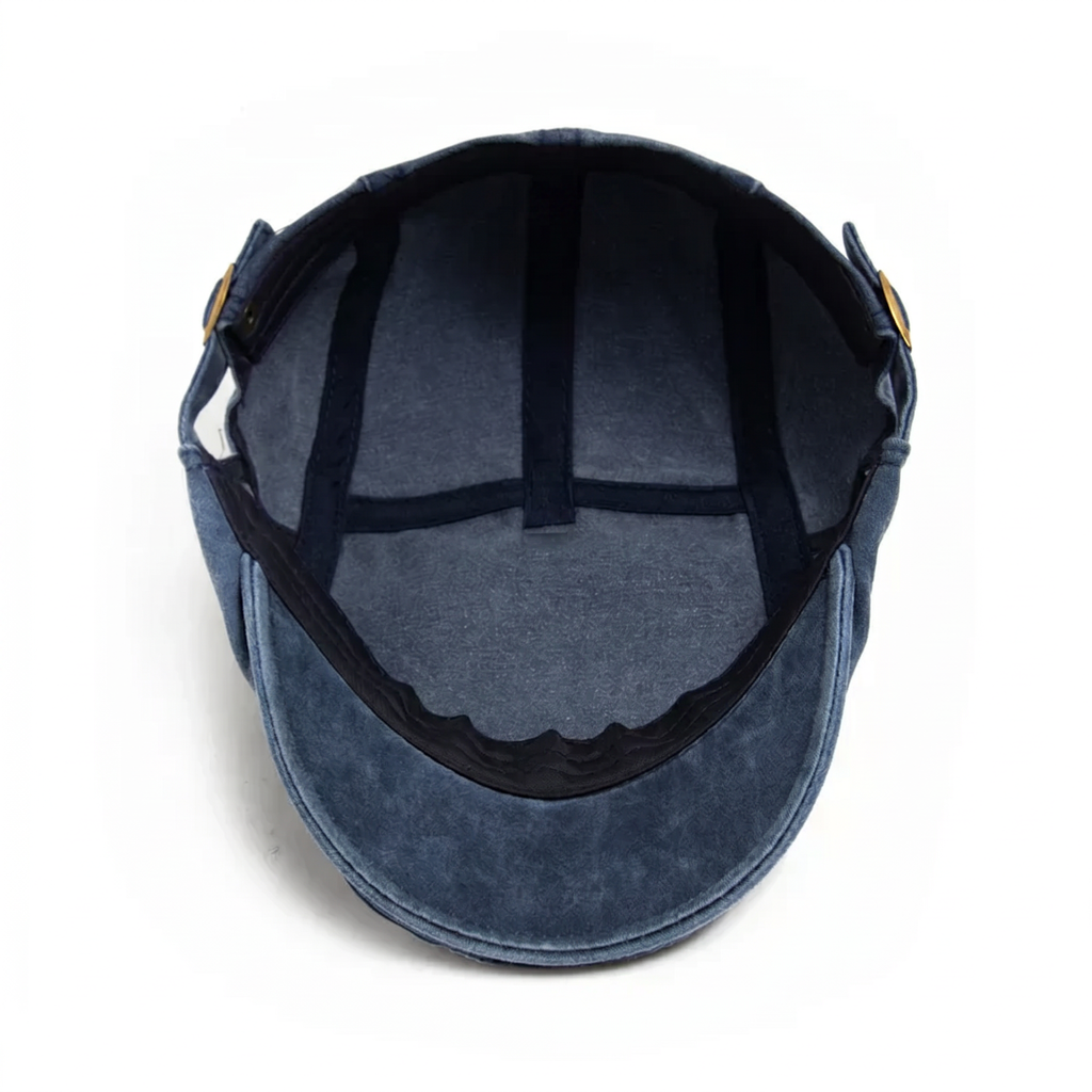Schiebermütze aus Denim — LEISNIG