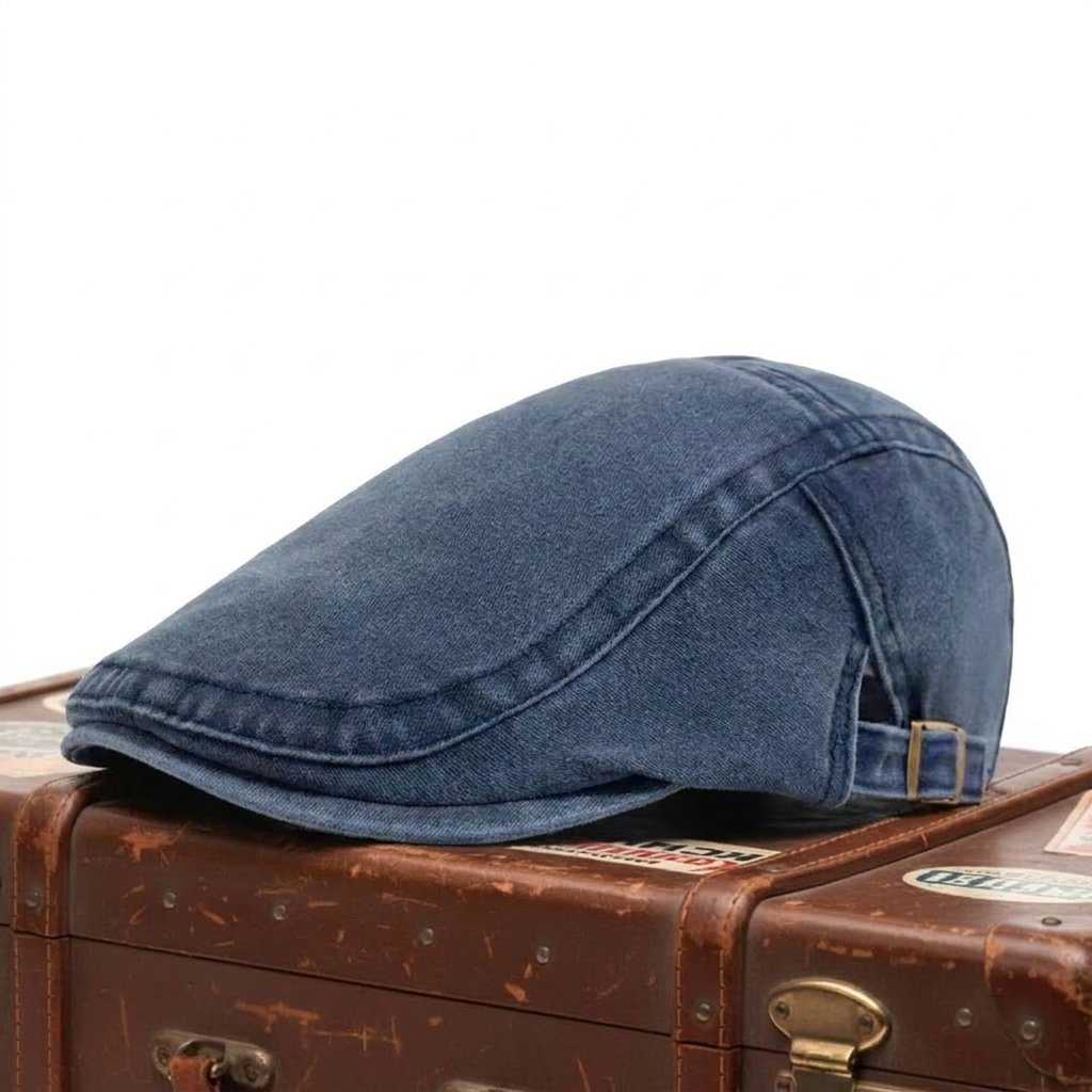 Schiebermütze aus Denim — MEININGEN
