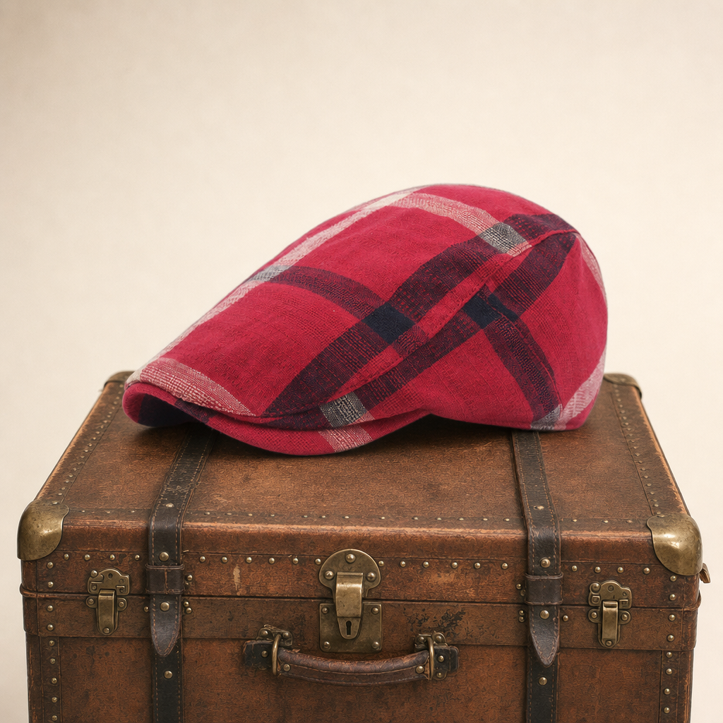 Karo-Schiebermütze aus Baumwolle — SEGEBERG