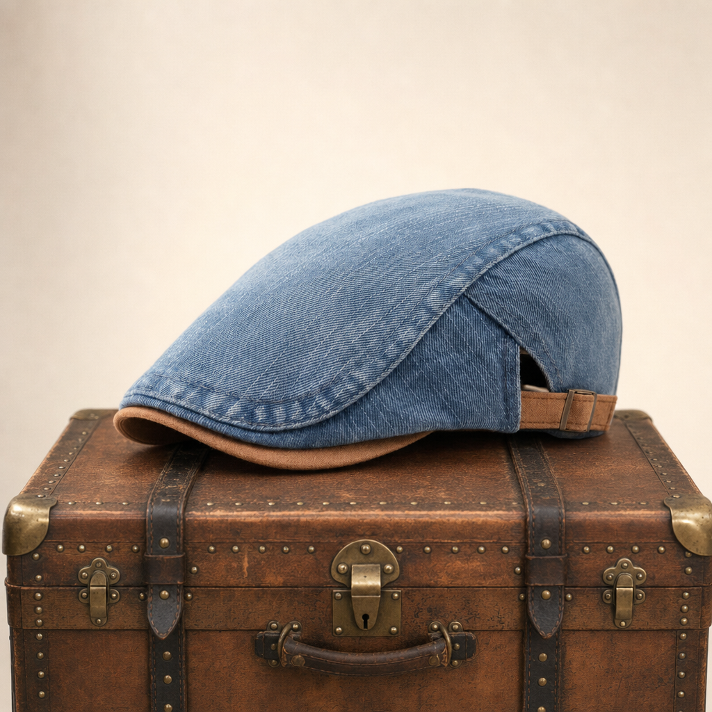 Schiebermütze aus Denim — ESCHWEGE