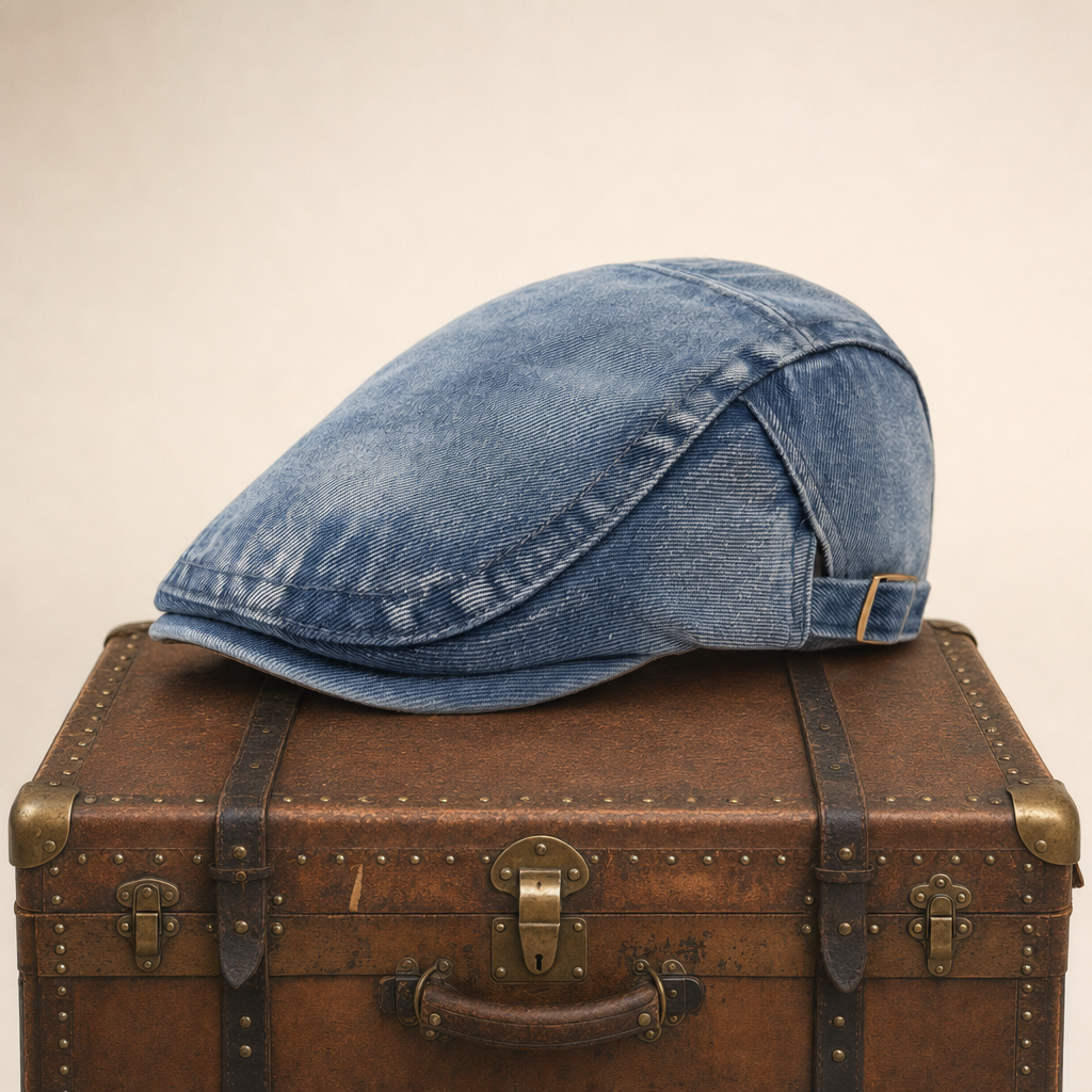 Schiebermütze aus Denim — LOSHEIM
