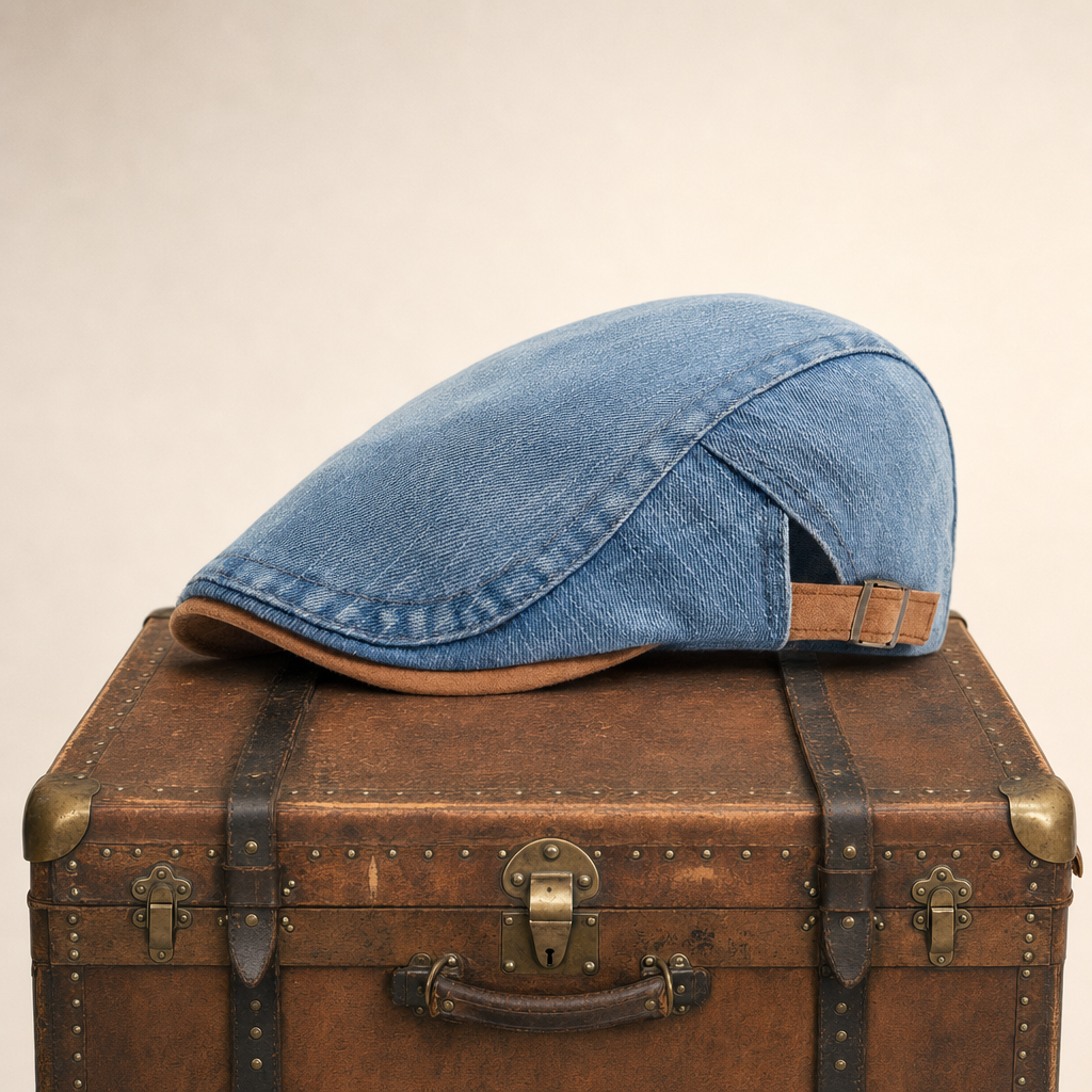 Schiebermütze aus Denim — UETERSEN