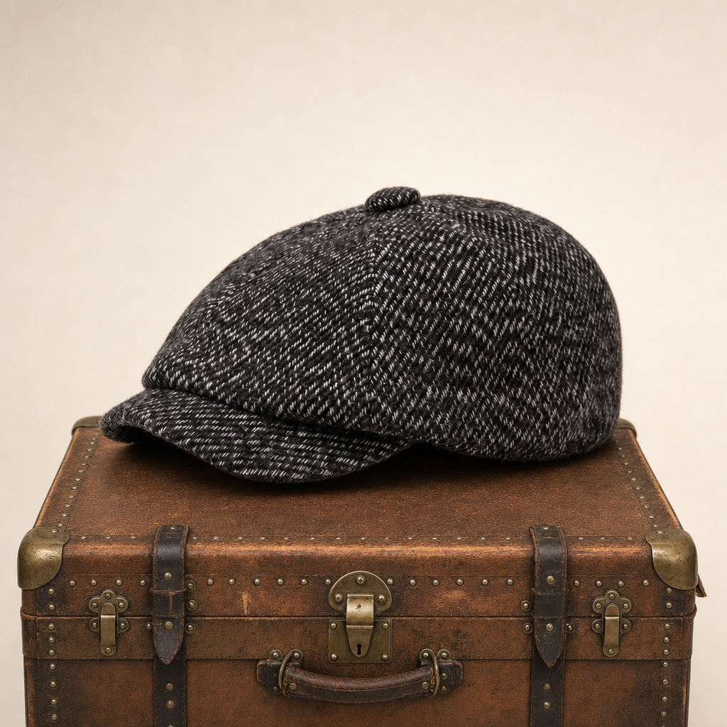 Ballonmütze aus Tweed — SALZUNGEN