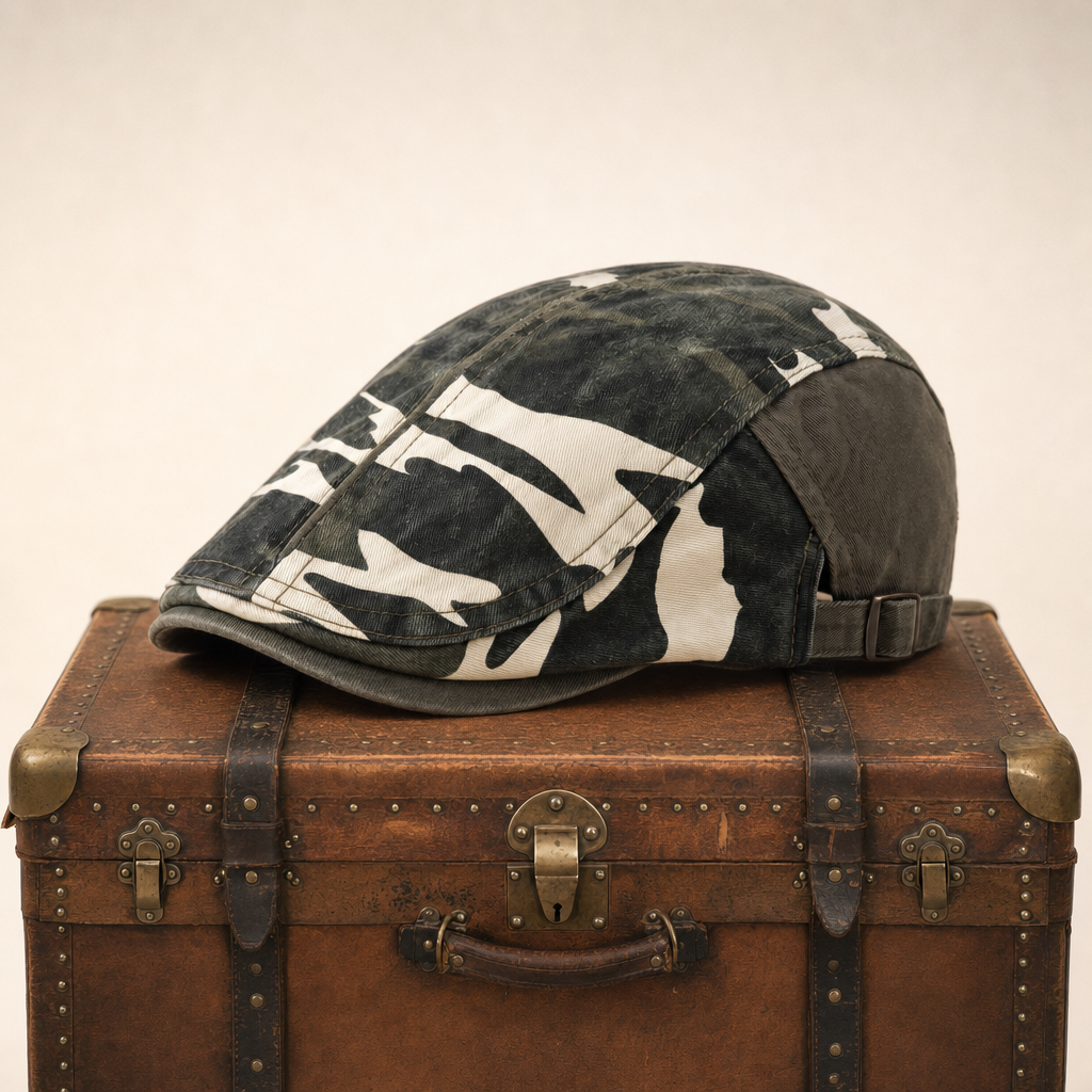Camouflage-Fahrermütze aus Baumwolle — EBERN